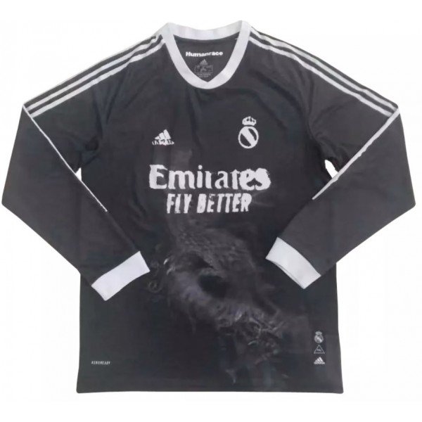 Camisa oficial Adidas Real Madrid 2020 2021 Human Race manga comprida
